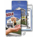 Luggage Tag - 3D Lenticular Real Estate/ Flip Key Stock Image (Blank)